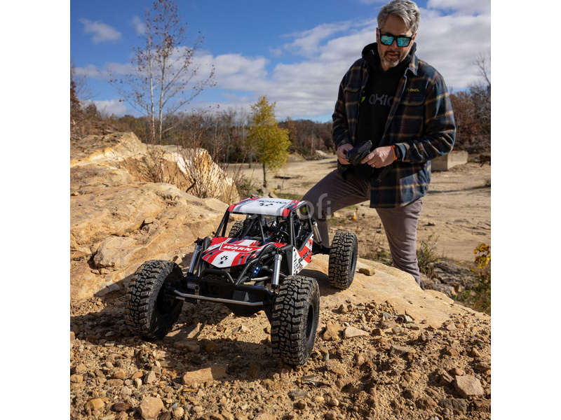 RC auto Axial Gilamon AXP8 2.2 1:8 4WD RTR, červená