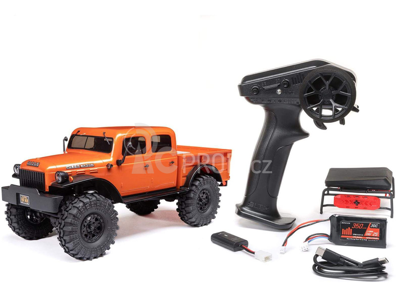 RC auto Axial SCX24 Dodge Power Wagon 1940 1:24 4WD, zelená