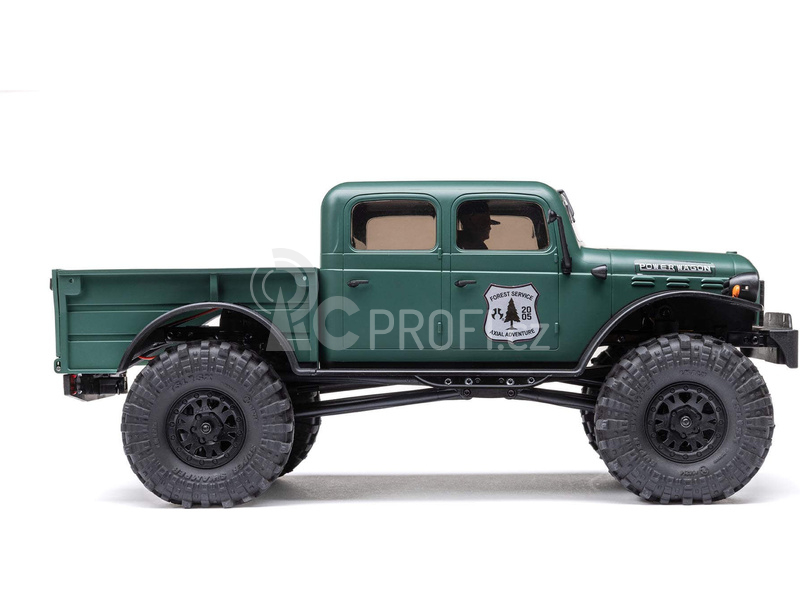 RC auto Axial SCX24 Dodge Power Wagon 1940 1:24 4WD, zelená