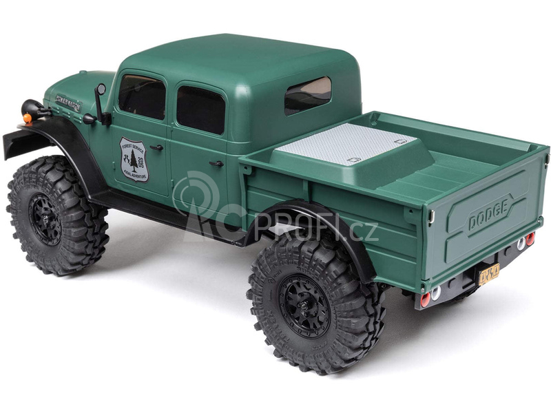 RC auto Axial SCX24 Dodge Power Wagon 1940 1:24 4WD, zelená