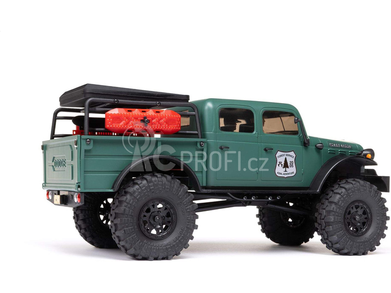 RC auto Axial SCX24 Dodge Power Wagon 1940 1:24 4WD, zelená