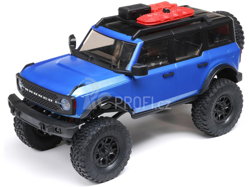 RC auto Axial SCX24 Ford Bronco 2021 1:24 4WD RTR, modrá