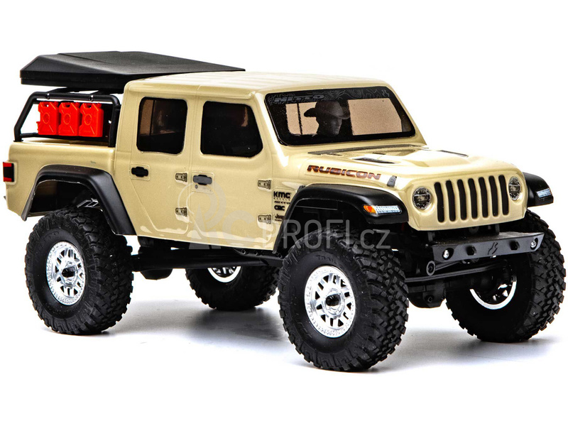 RC auto Axial SCX24 Jeep Gladiator 1:24 4WD RTR, krémová