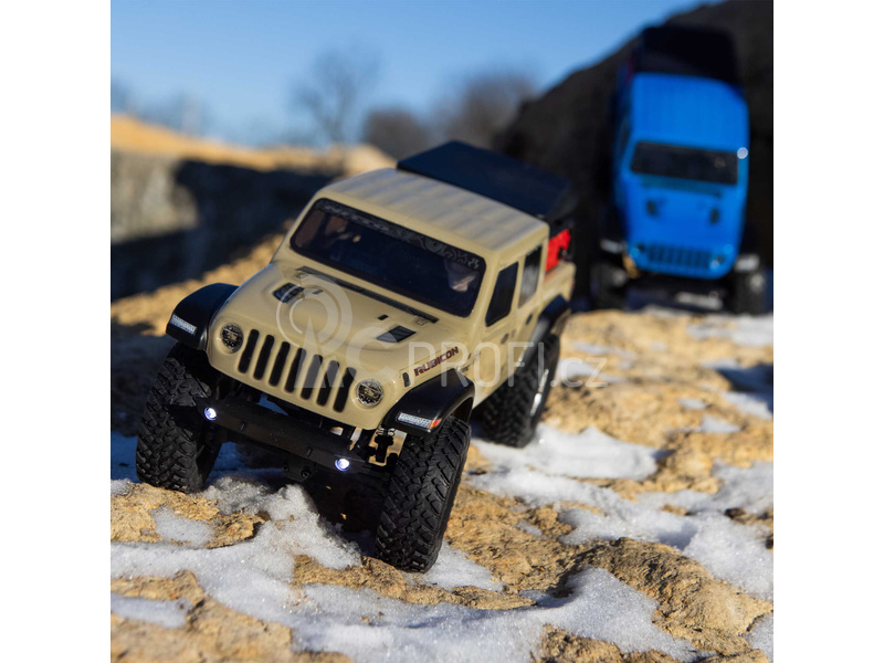 RC auto Axial SCX24 Jeep Gladiator 1:24 4WD RTR, krémová