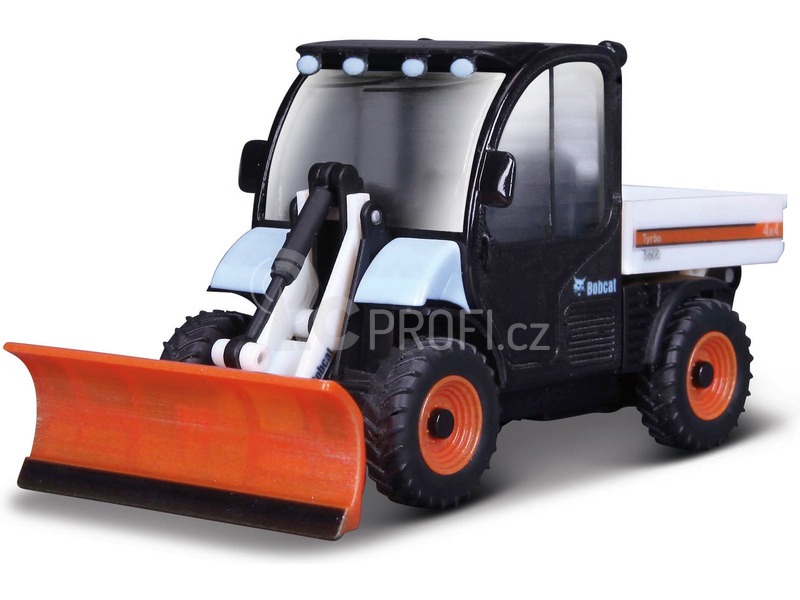 Bburago Bobcat Toolcat 5600 s pluhem