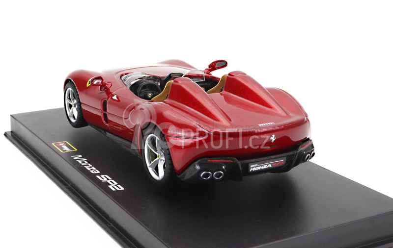 Bburago Ferrari Monza Sp2 2018 1:43 Red Met