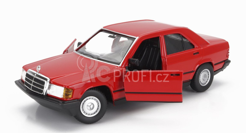 Bburago Mercedes benz 190e 1984 1:24 Red