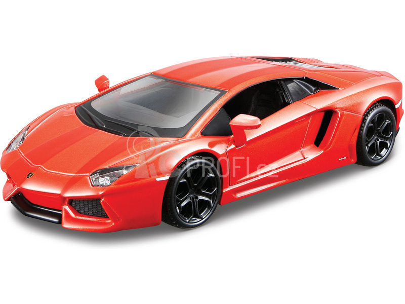 Bburago Plus Lamborghini Aventador Coupe 1:32 oranžová