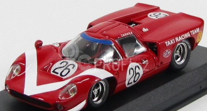 Best-model Lola T70 Coupe N 26 Gp Giappone 1968 K.tanaka 1:43 Červená Bílá