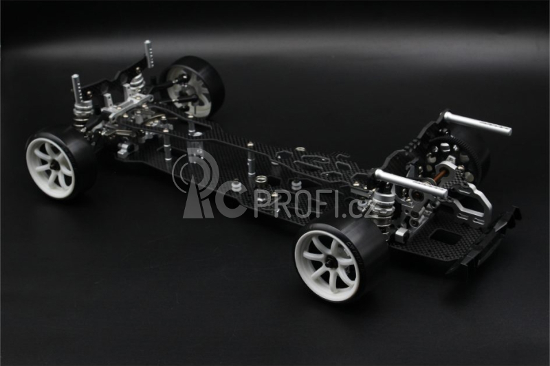 BM Racing DRR01-V2 drift podvozek - Set s gyrem a servem