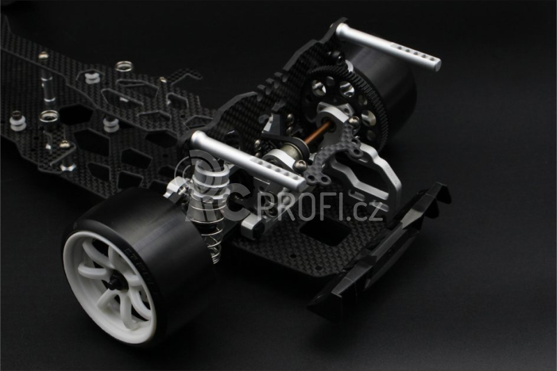 BM Racing DRR01-V2 drift podvozek - Set s gyrem a servem