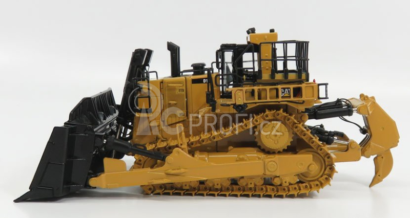 Dm-models Caterpillar Catd11t Ruspa Cingolata - Scraper Type Tractor 1:50 Žlutá Černá