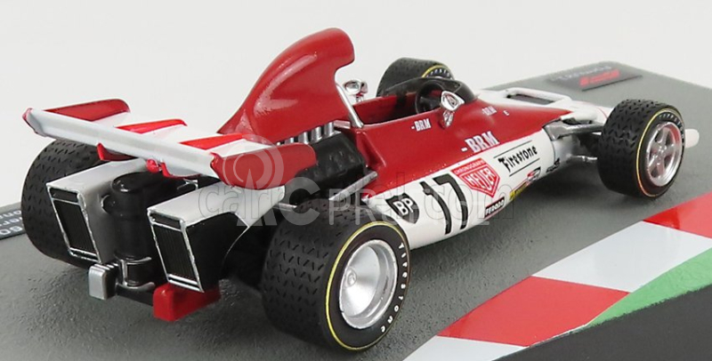 Edicola BRM F1  P160b N 17 Monaco Gp 1972 Jean Pierre Beltoise 1:43 Červená Bílá