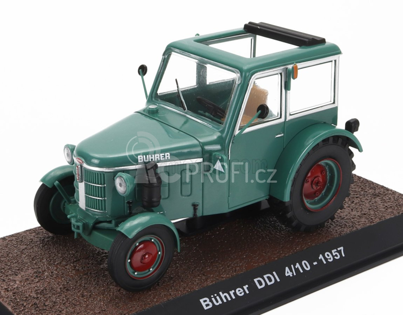 Edicola Buhrer Ddi 4/10 Tractor 1957 1:32 Modrá Zelená