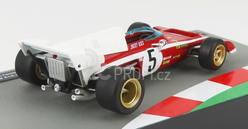 Edicola Ferrari F1  312b2 Scuderia Ferrari N 5 Season 1972 Jacky Ickx 1:43 Červená Bílá