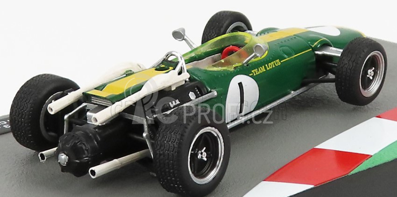 Edicola Lotus F1 43 Brm Team Lotus N 1 Season 1966 Jim Clark 1:43 Zelená Žlutá