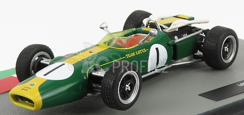 Edicola Lotus F1 43 Brm Team Lotus N 1 Season 1966 Jim Clark 1:43 Zelená Žlutá