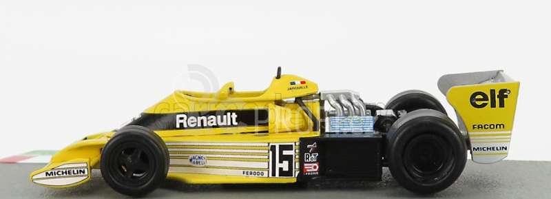 Edicola Renault F1 Rs01 N 15 Season 1977 Jean Pierre Jabouille 1:43 Žlutá Černá