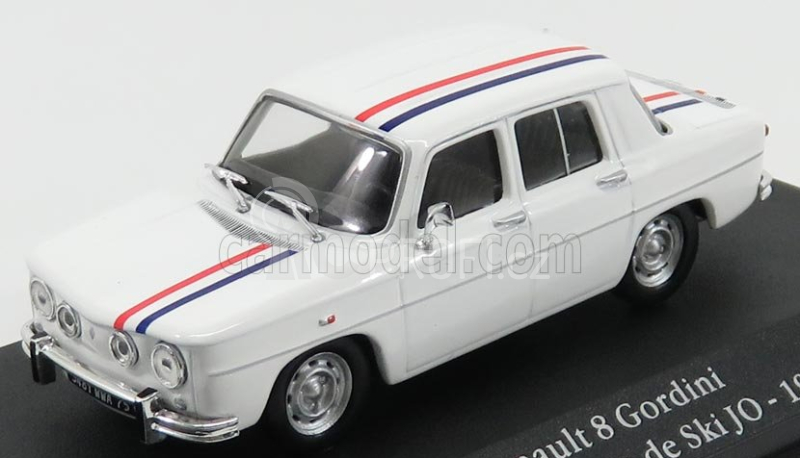 Edicola Renault R8 Gordini Equipe De France De Ski Jo 1968 1:43 Bílá