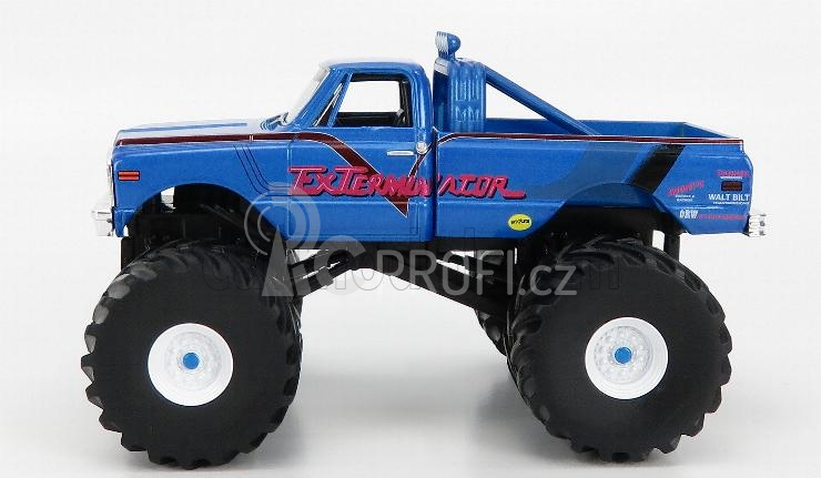 Greenlight Chevrolet K-10 Bigfoot Monster Truck Exterminator 1972 1:43 Blue Met