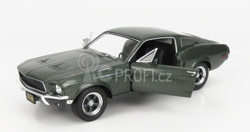 Greenlight Ford usa Mustang Gt Fastback Coupe 1968 1:24 Highland Green