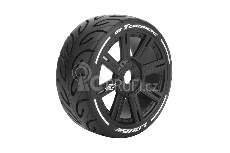 GT-TARMAC SOFT 1/8 17mm hex Spoke Black Rims