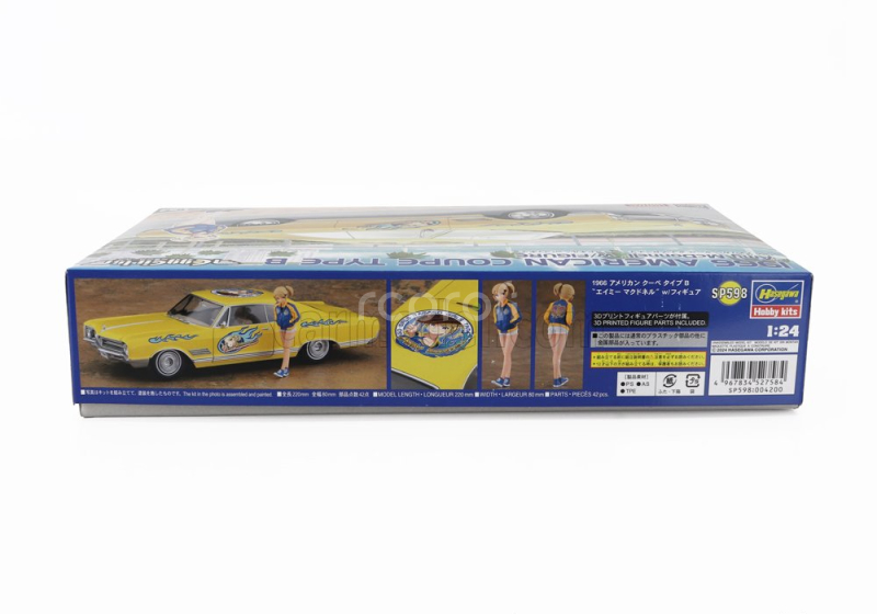 Hasegawa Pontiac American Coupe Type B With Amy Mcdonnell Figure 1966 1:24 /