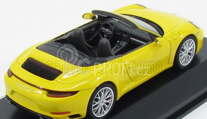 Herpa Porsche 911 991 4s Cabriolet 2015 1:43 Žlutá