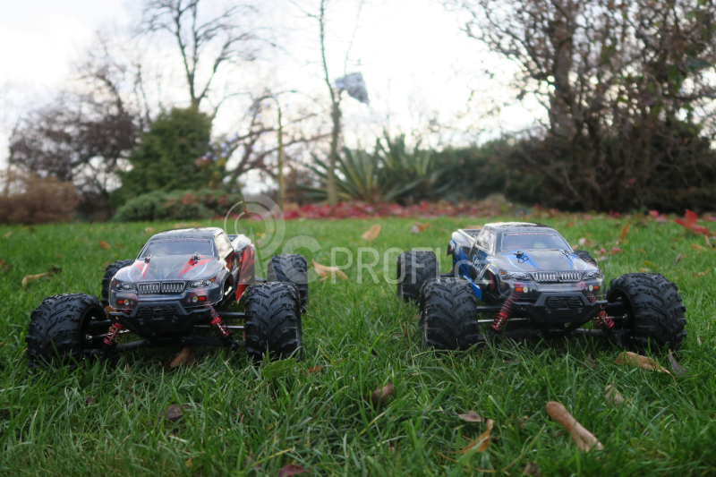 RC auto Q901C Spirit brushless, modrá + náhradní baterie