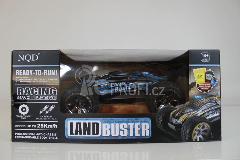 RC auto Buster Truggy, modrá