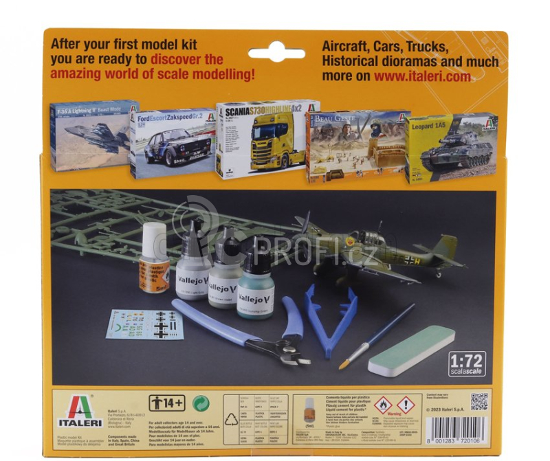 Italeri Junkers Ju-87b Airplane Stuka Military 1935 1:72 /