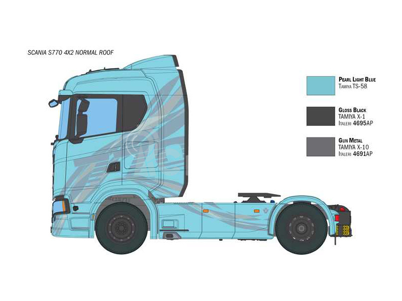 Italeri Scania 770S 4x2 Normal Roof (1:24)