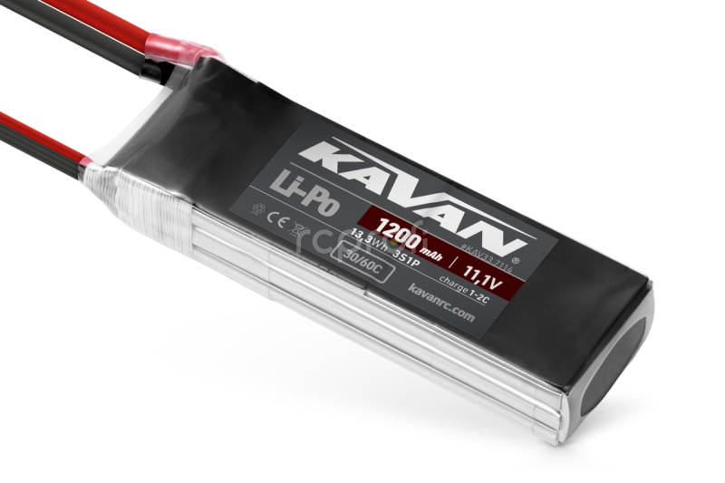 KAVAN Li-Po 1200mAh/11,1V 30/60C Air pack