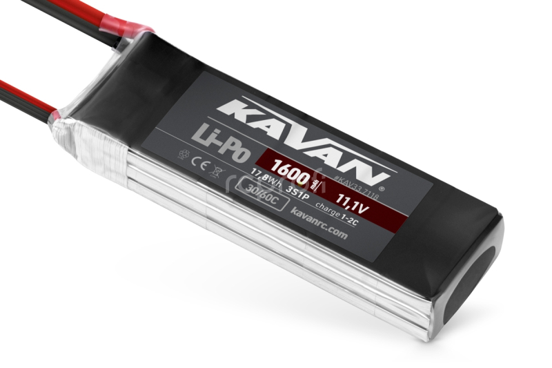 KAVAN Li-Po 1600mAh/11,1V 30/60C Air pack