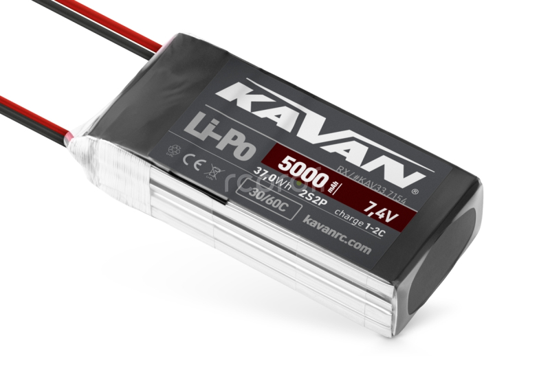 KAVAN Li-Po 5000mAh/7,4V 30/60C RX