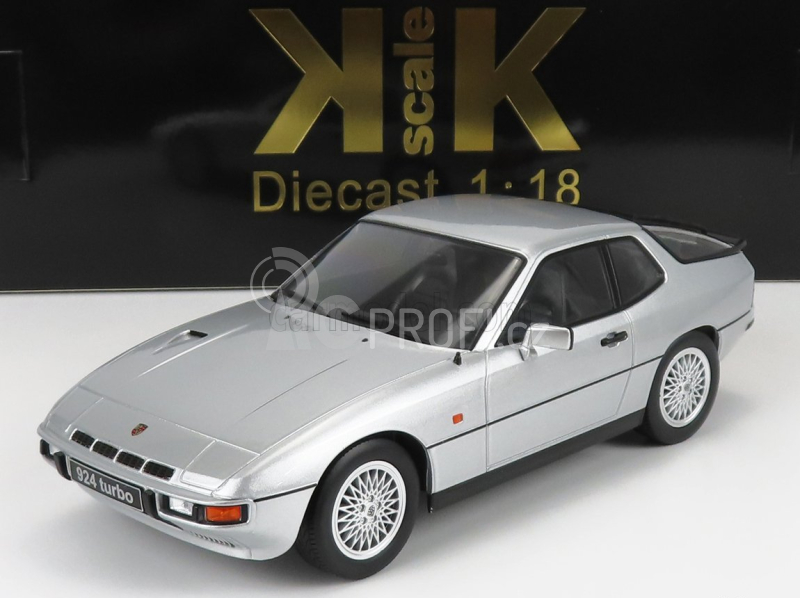 Kk-scale Porsche 924 Turbo Coupe 1986 1:18 Silver