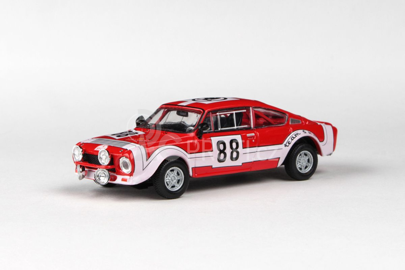 Abrex Škoda 200RS (1974) 1:43 - Rallye Šumava 1975 #88 Horsák - Motal