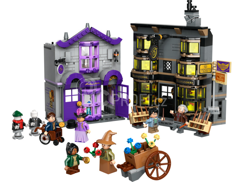 LEGO Harry Potter - Ollivanderův obchod a Obchod madame Malkinové