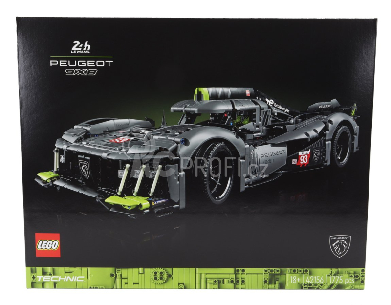 Lego Peugeot 9x8 X6h 2.6l Turbo V6 Team Peugeot Totalenergies N 93