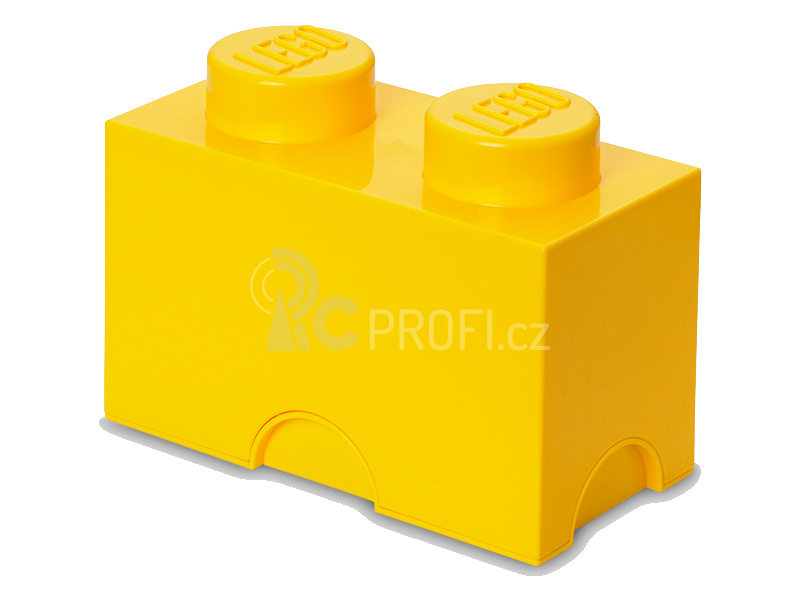 LEGO úložný box 125x250x180mm - žlutý