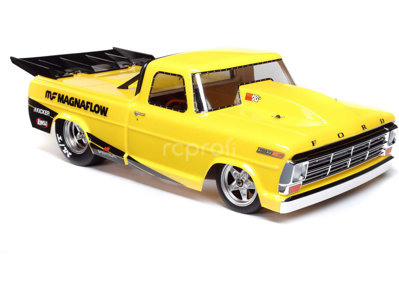 RC auto Losi 22S Dragster 1:10 1968 F100 RTR Magnaflow