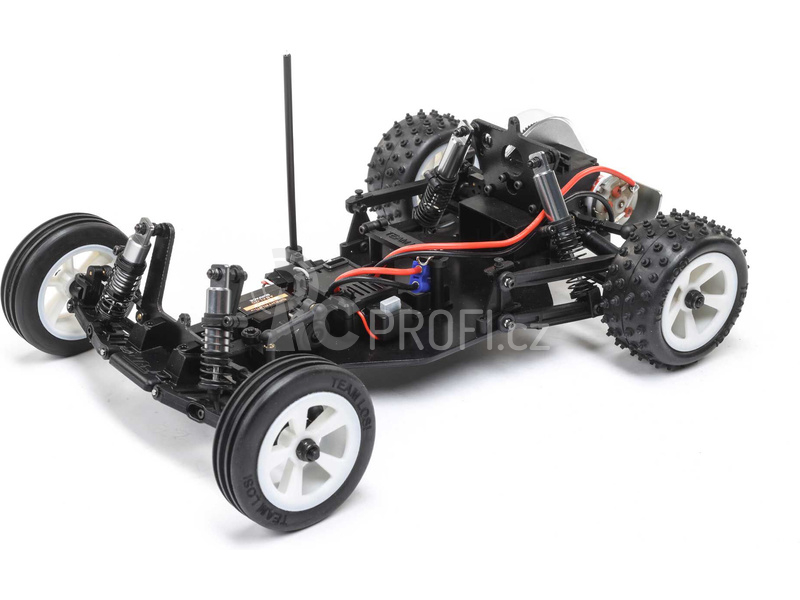 RC auto Losi Mini JRX2 1:16 RTR, červená