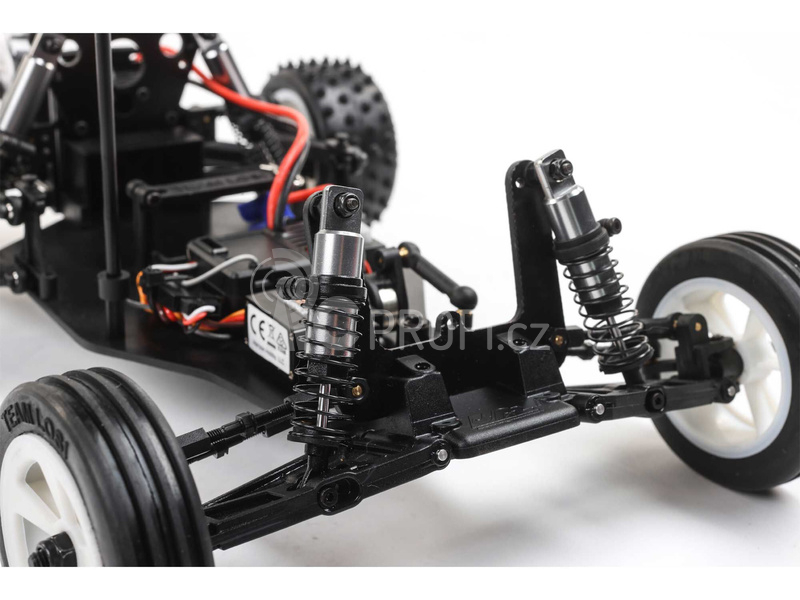 RC auto Losi Mini JRX2 1:16 RTR, červená