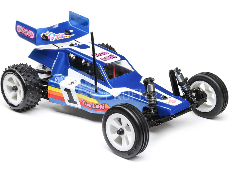 RC auto Losi Mini JRX2 1:16 RTR, červená