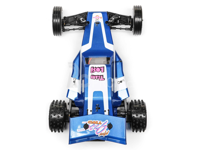 RC auto Losi Mini JRX2 1:16 RTR, červená