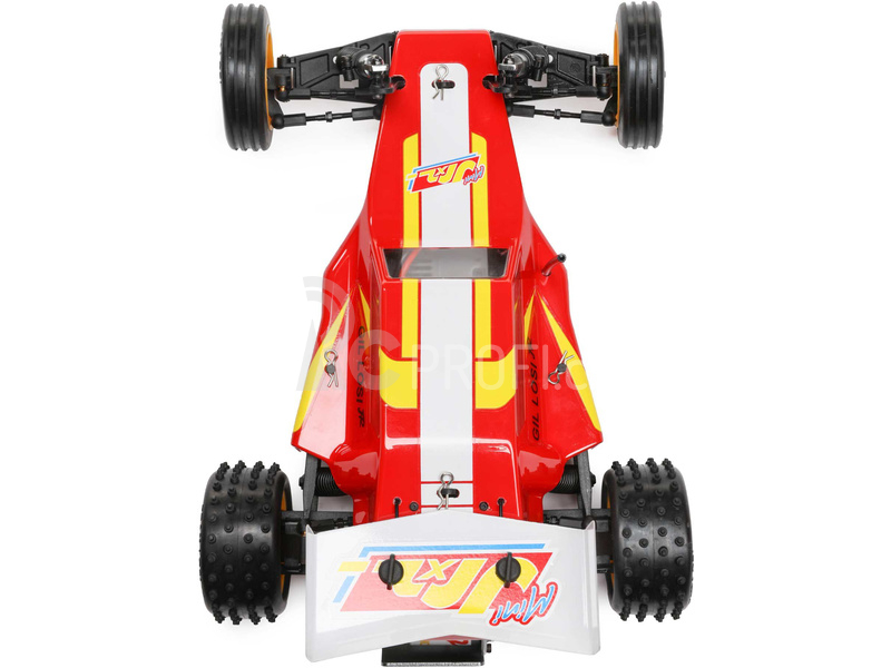 RC auto Losi Mini JRX2 1:16 RTR, červená