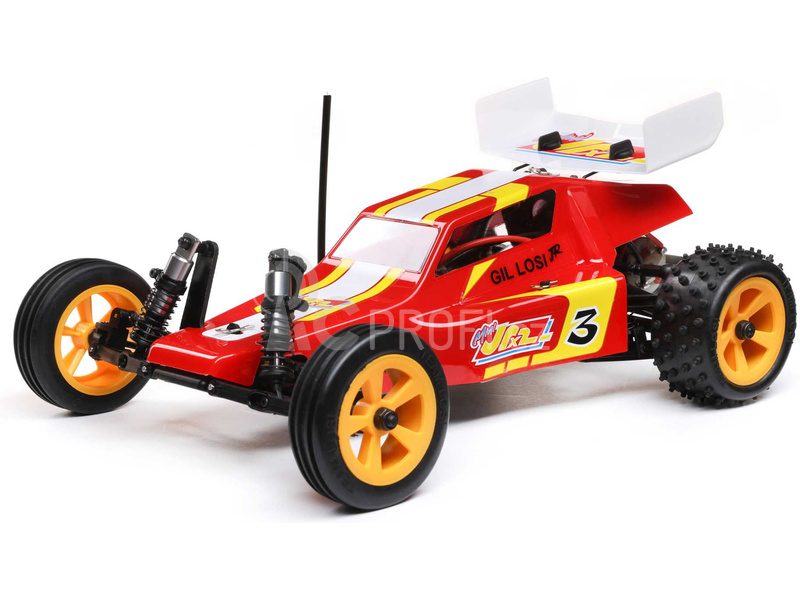 RC auto Losi Mini JRX2 1:16 RTR, červená