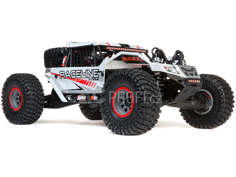 RC auto Losi Super Rock Rey V2 1:6 4WD RTR, bílá