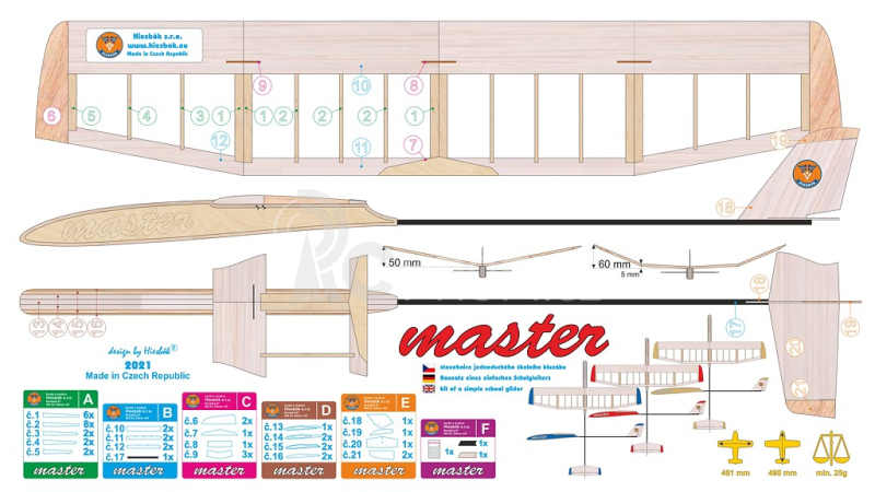 MASTER-házedlo 461mm Hiesb.