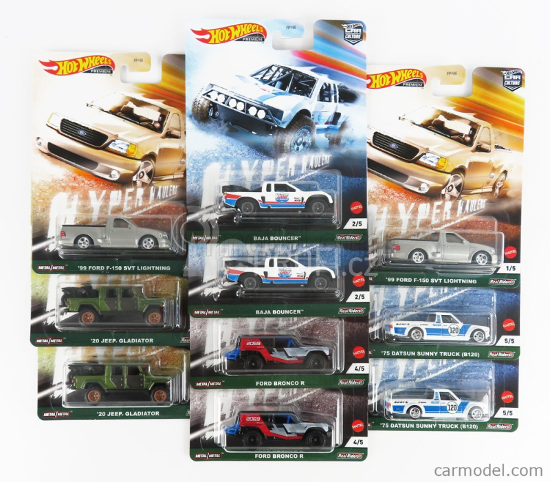 Mattel hot wheels Jeep Set deseti modelů 1:64